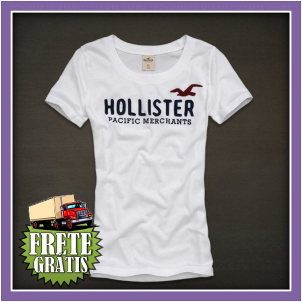 Camiseta Hollister Feminina #12