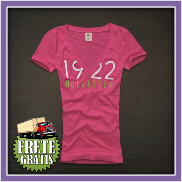 Camiseta Hollister Feminina #29