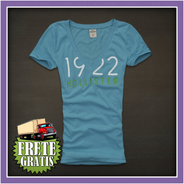 Camiseta Hollister Feminina #33