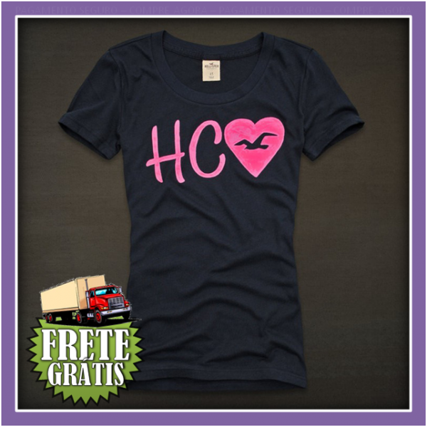 Camiseta Hollister Feminina #26