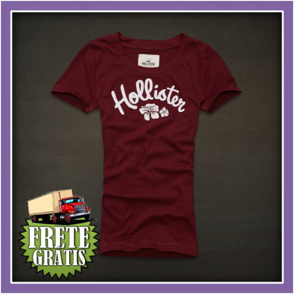 Camiseta Hollister Feminina #11