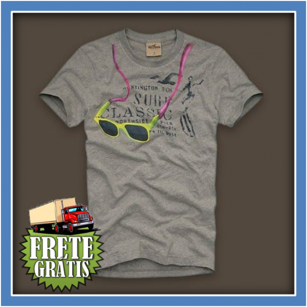 Camiseta Hollister Masculina #20