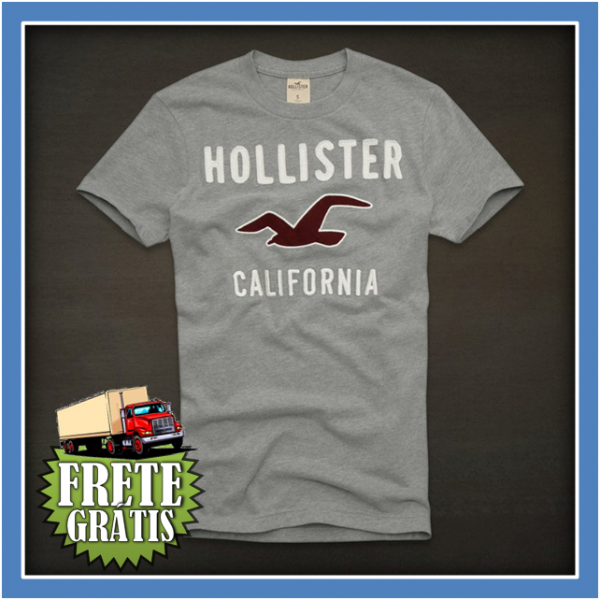 Camiseta Hollister Masculina #11