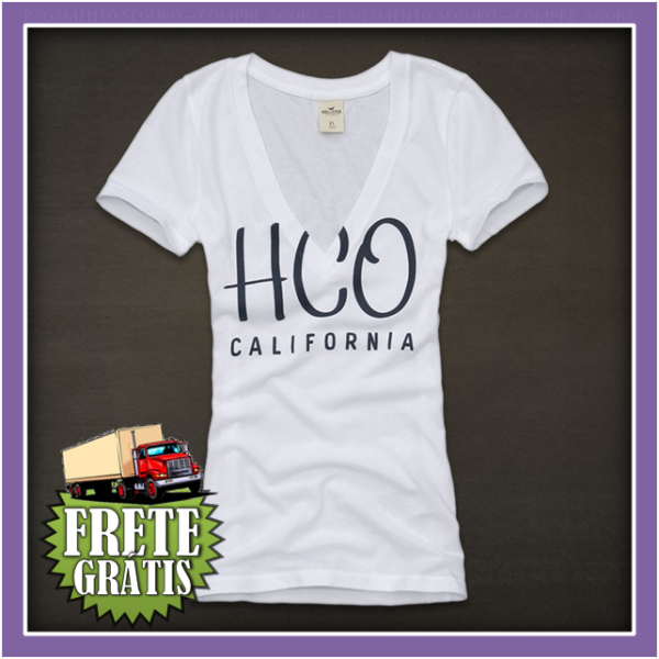 Camiseta Hollister Feminina #23