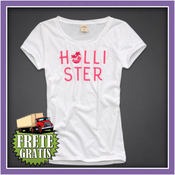 Camiseta Hollister Feminina #9