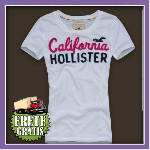 Camiseta Hollister Feminina #14