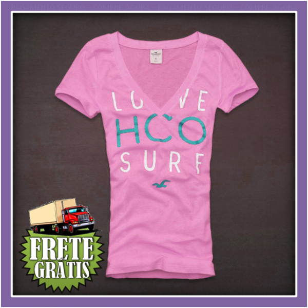 Camiseta Hollister Feminina #31